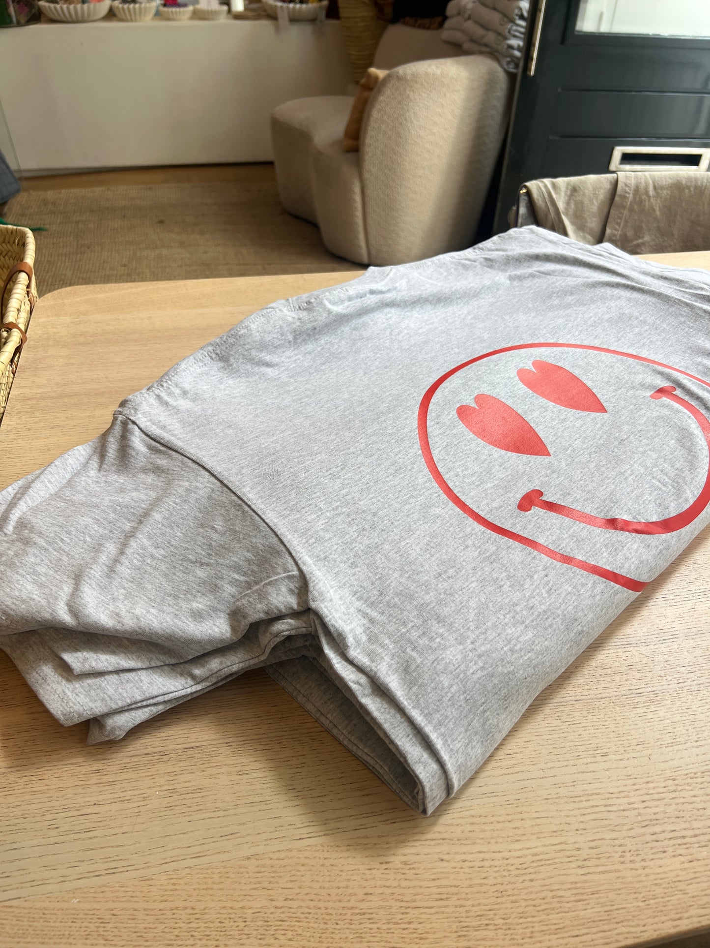 Vintage Kirsten smiley hartjes tshirt