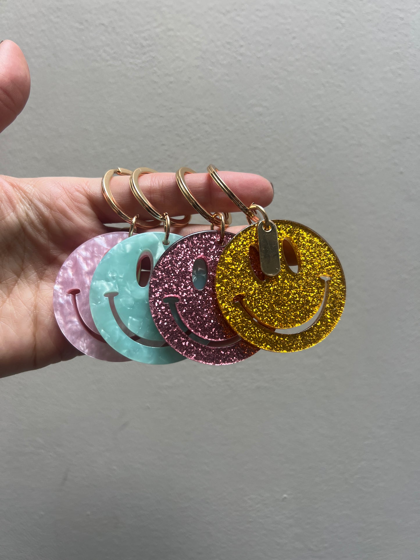 Smiley keychain