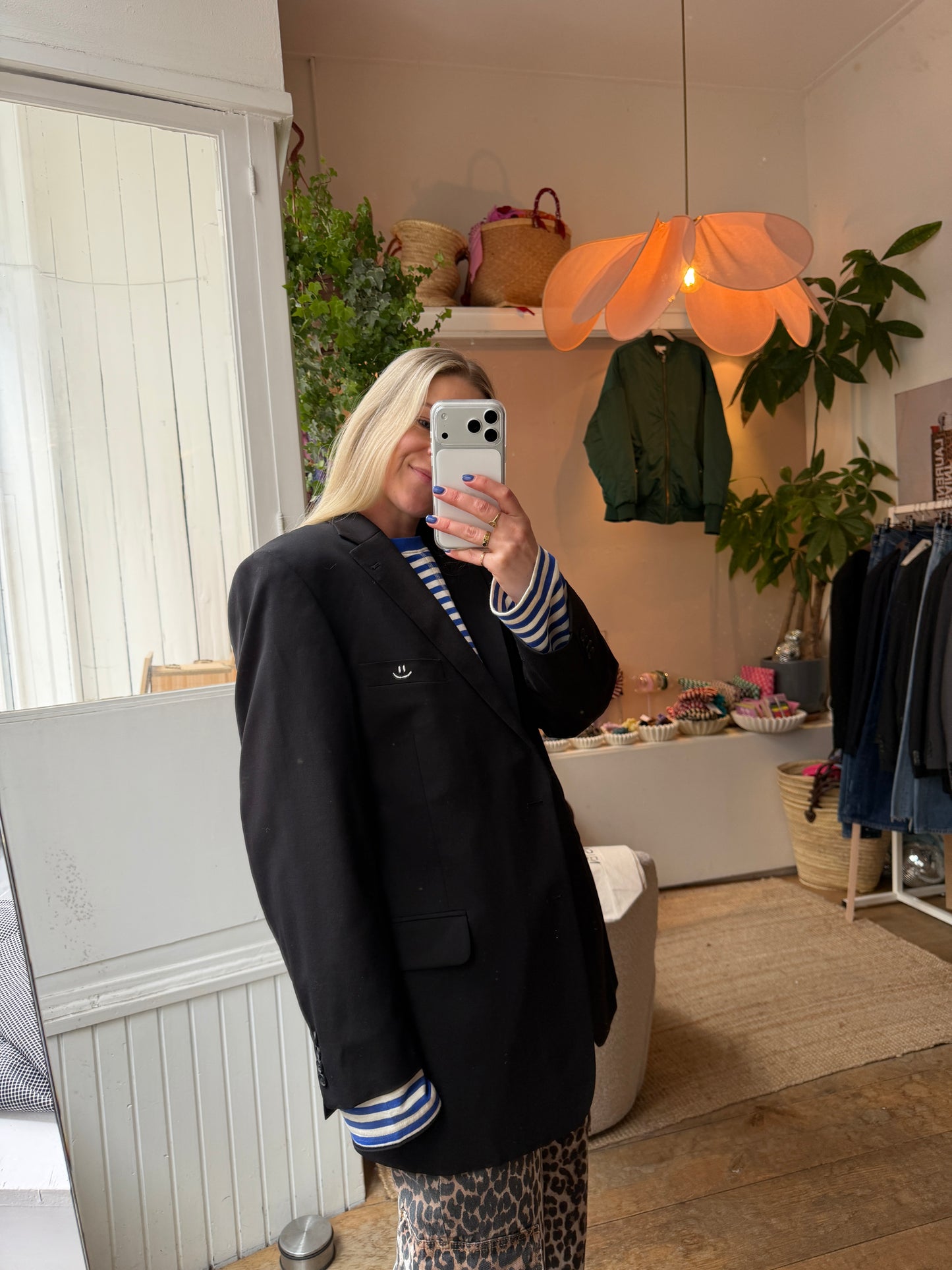 Vintage oversized blazer brown ◡̈