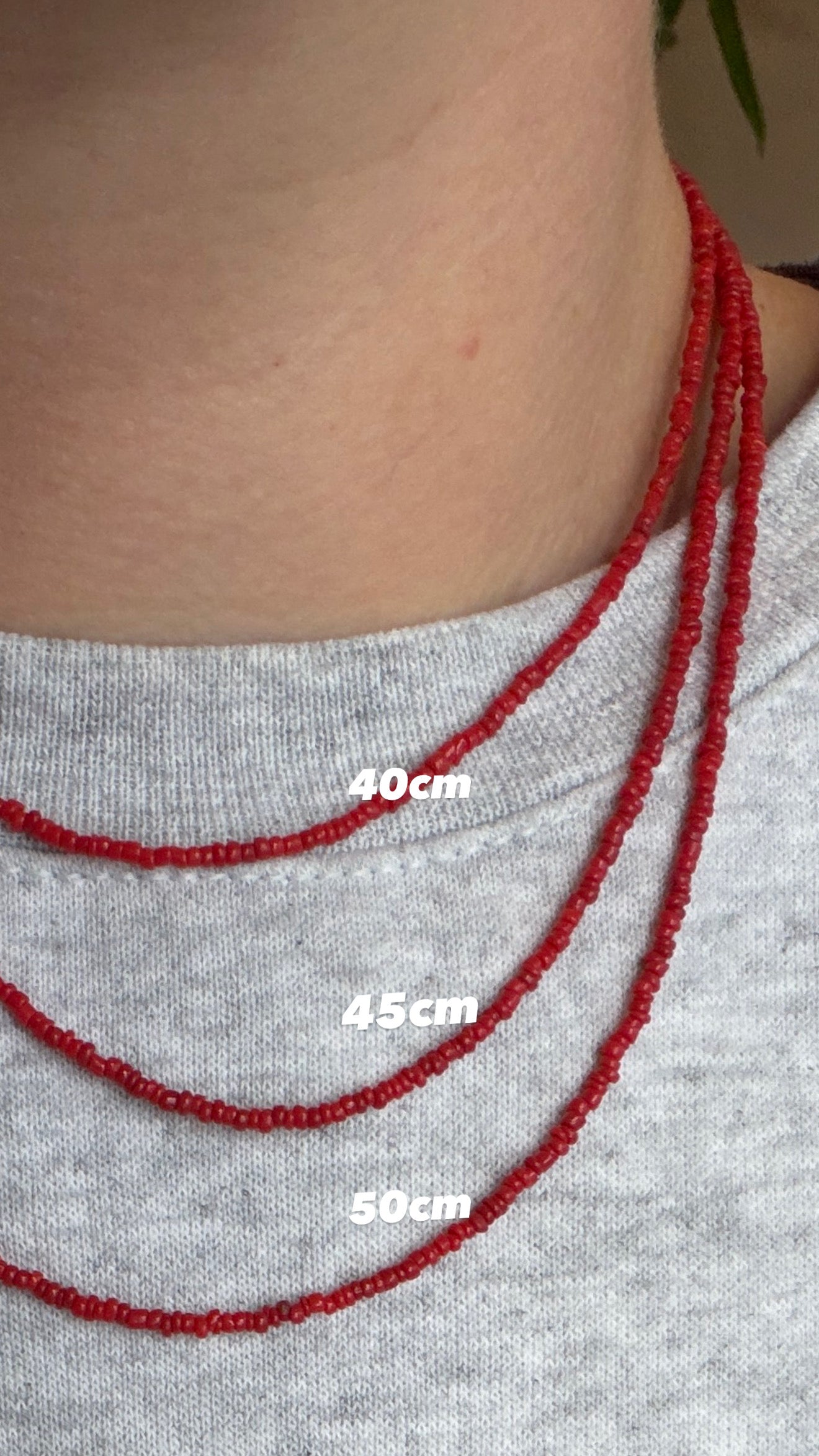 Vintage bloedkoraal ketting (boeislot)