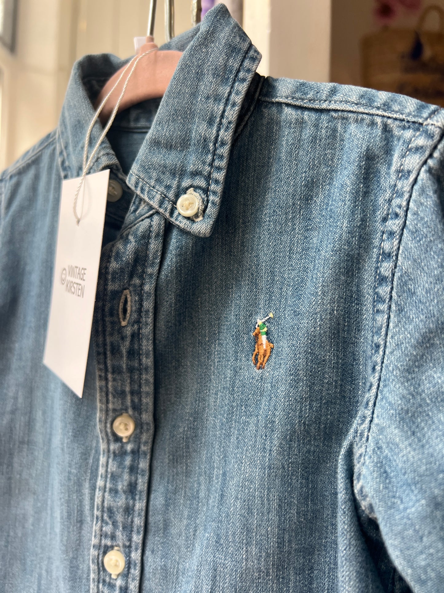 Vintage Ralph Lauren denim blouse kids