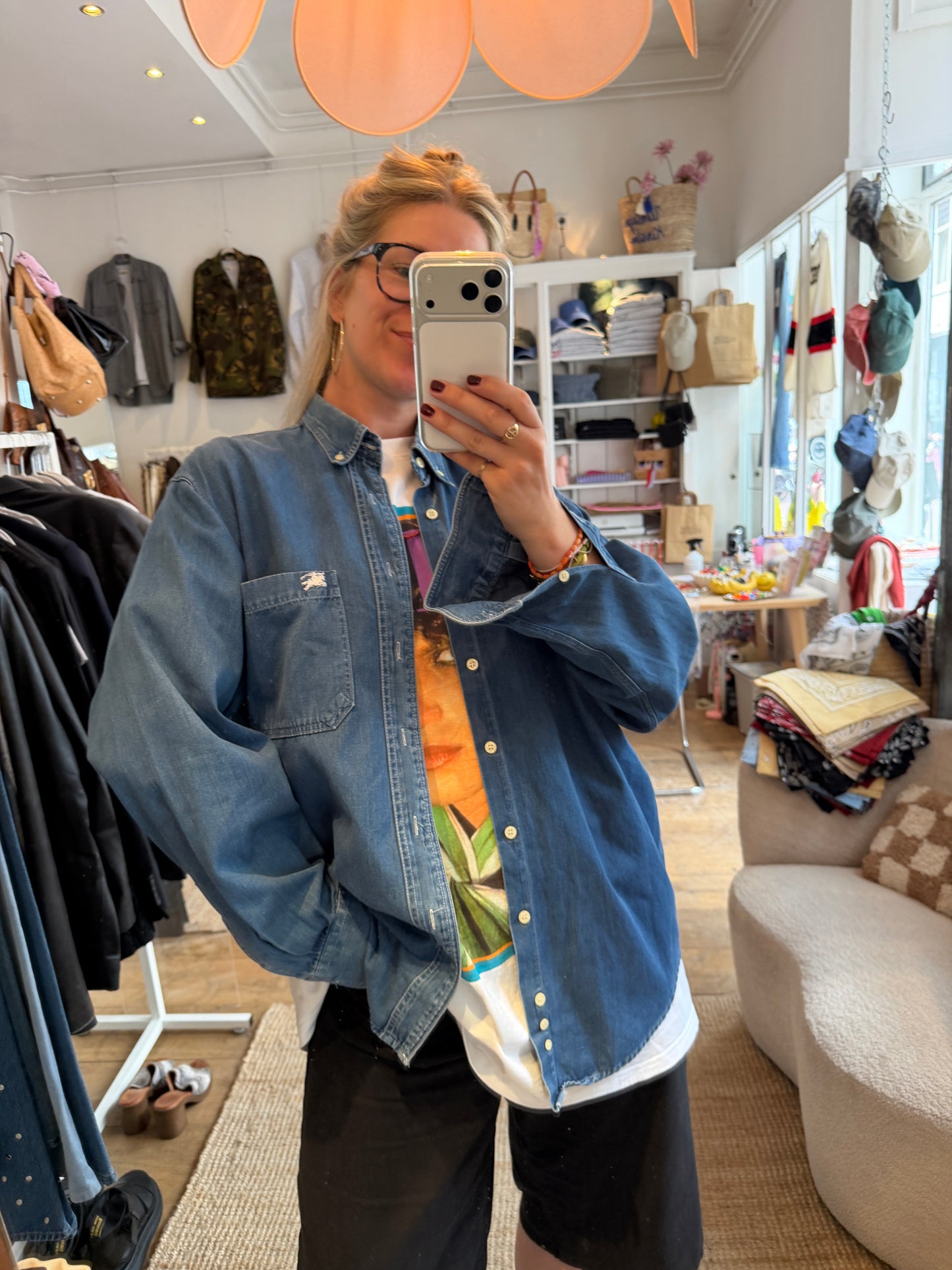 Burberry denim blouse