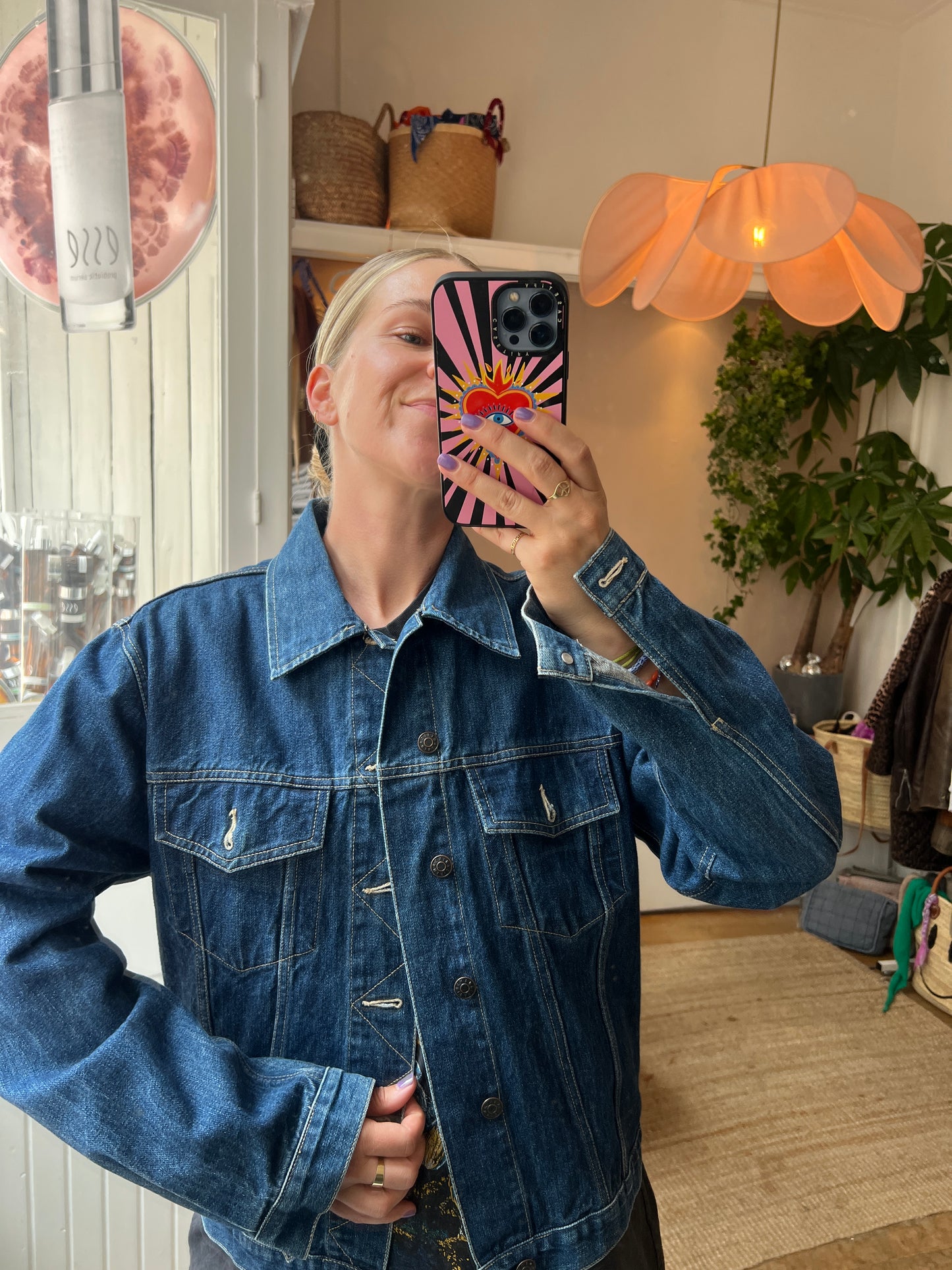 Vintage denim spijkerjack