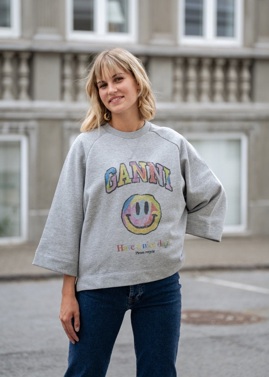 Ganni sweater grijs