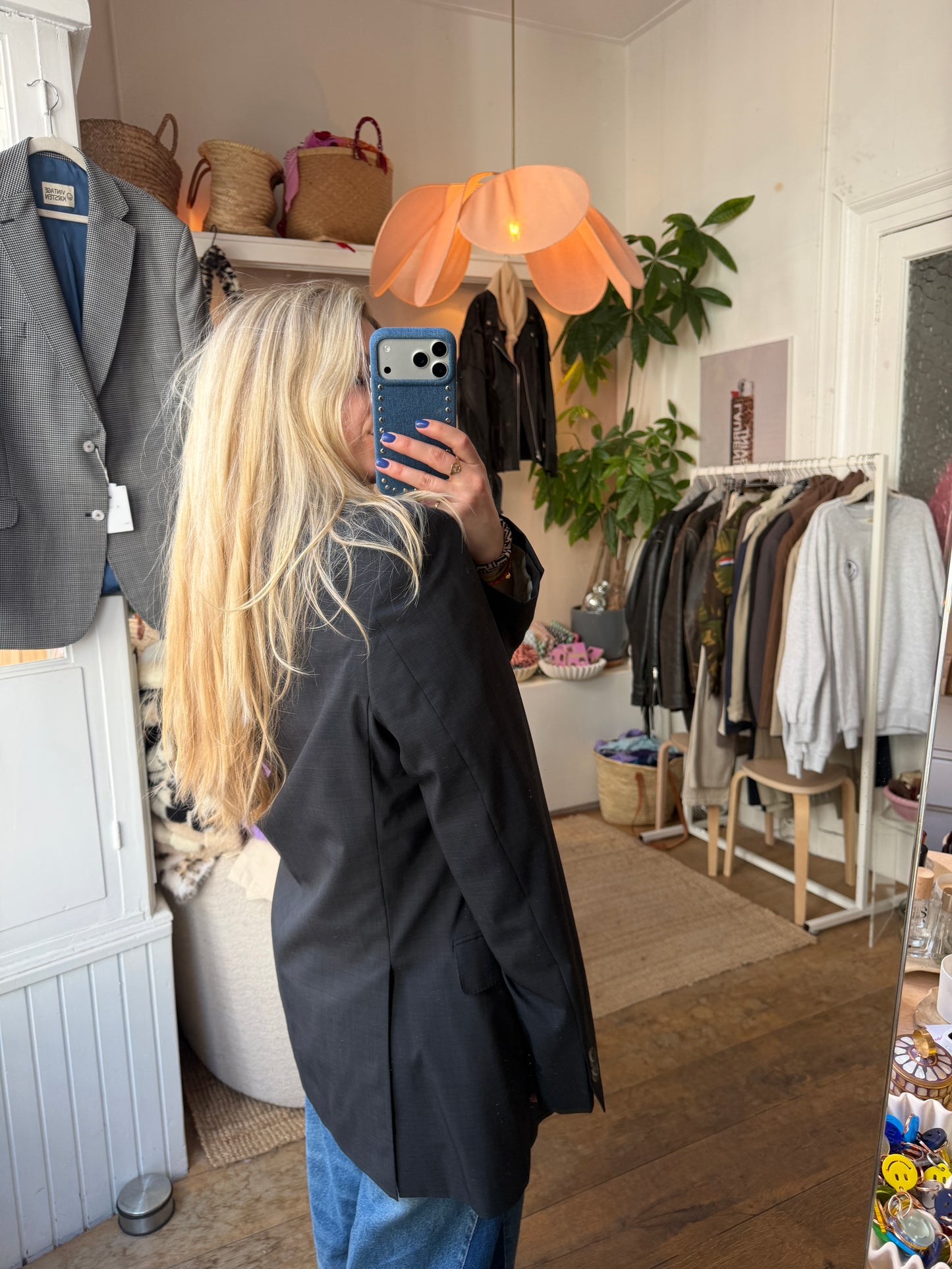 Vintage oversized grey blazer ◡̈