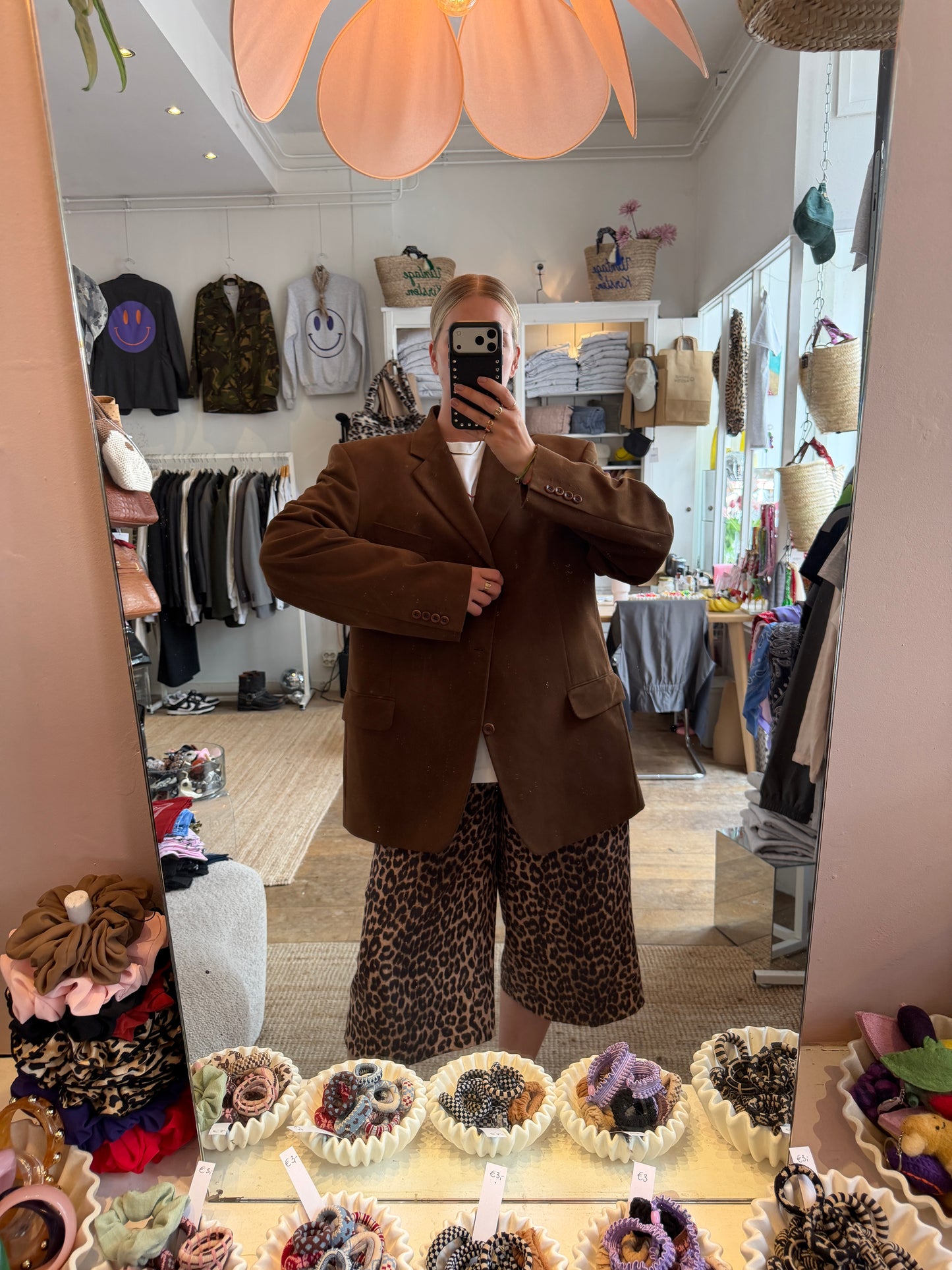 Vintage oversized blazer brown