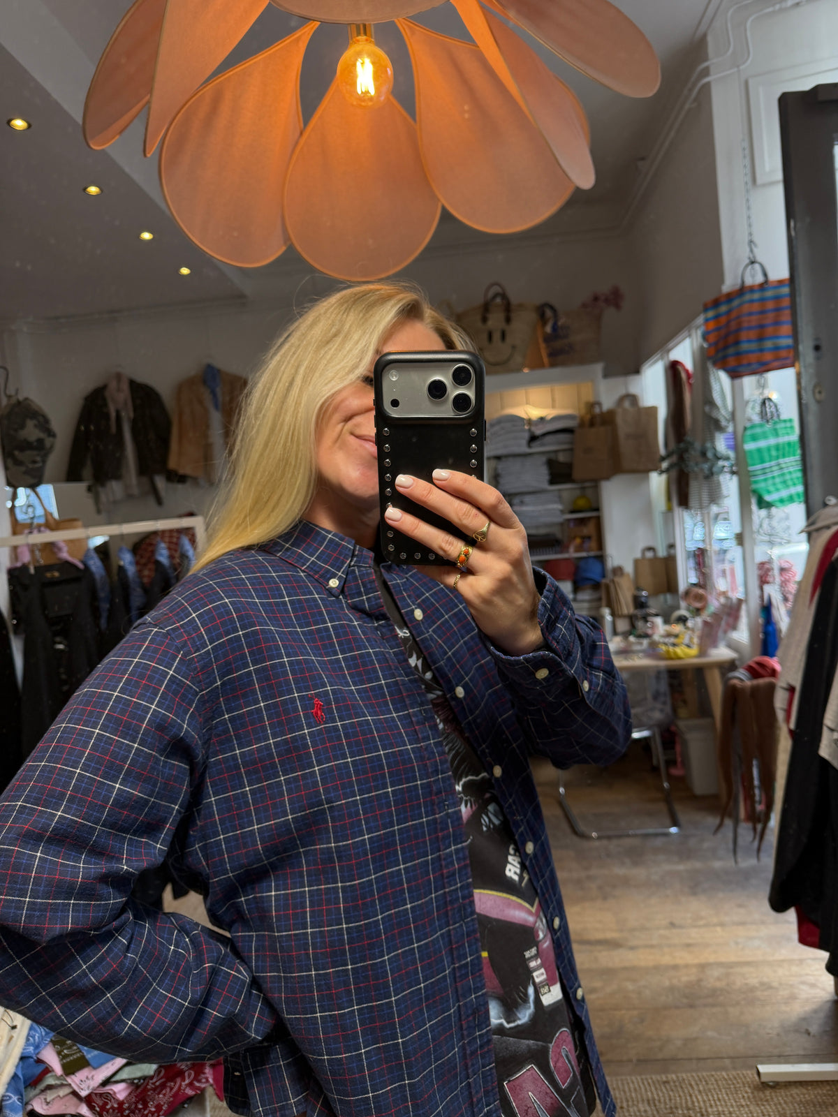 Vintage Ralph Lauren checked blouse