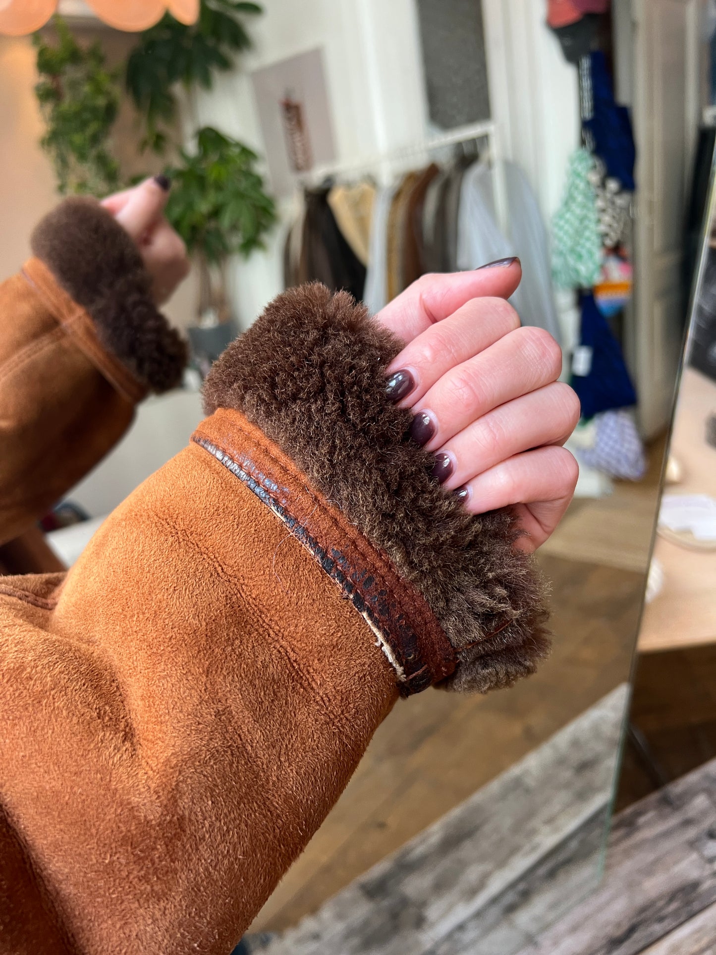 Vintage shearling lammy coat