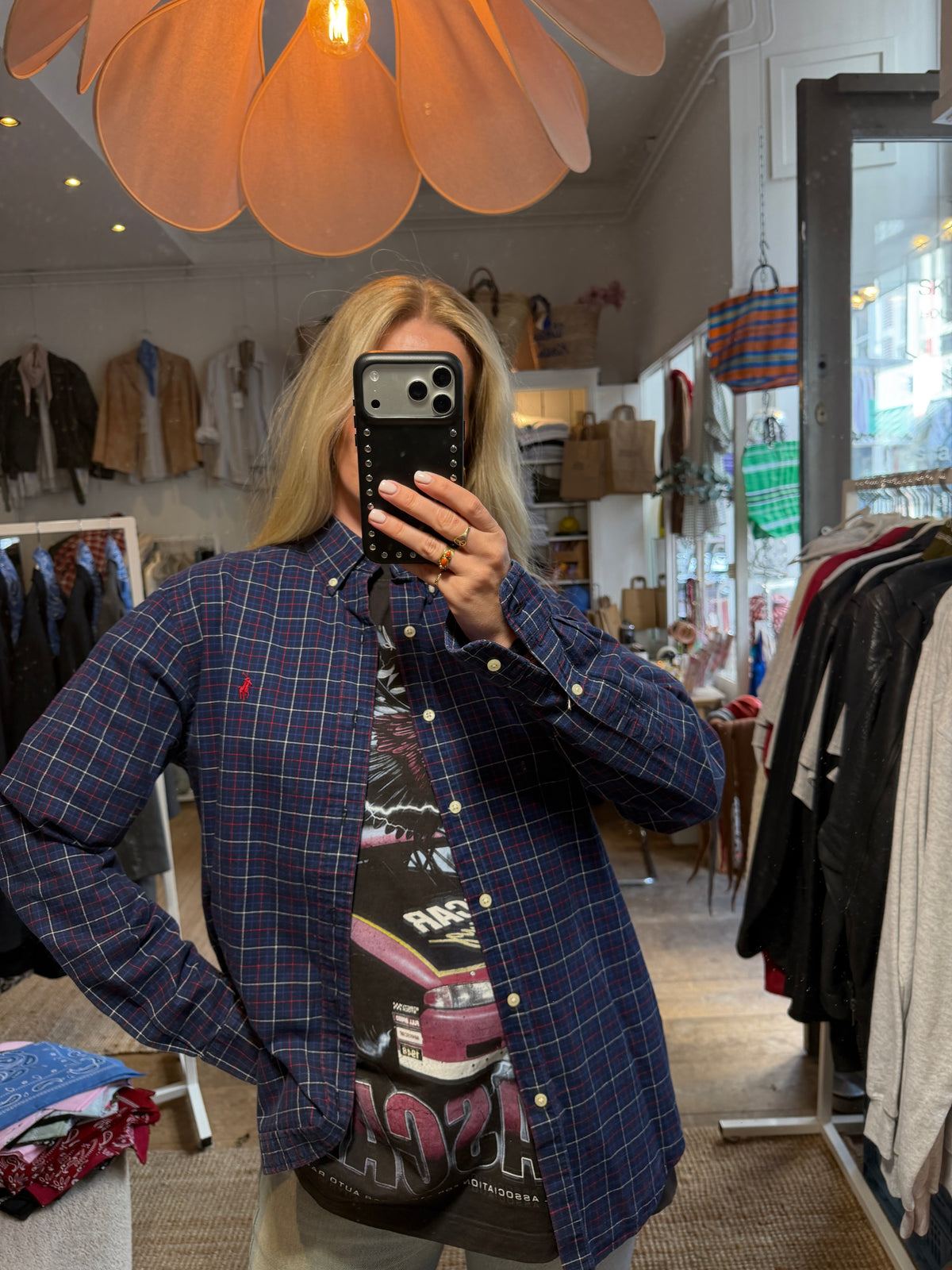 Vintage Ralph Lauren checked blouse