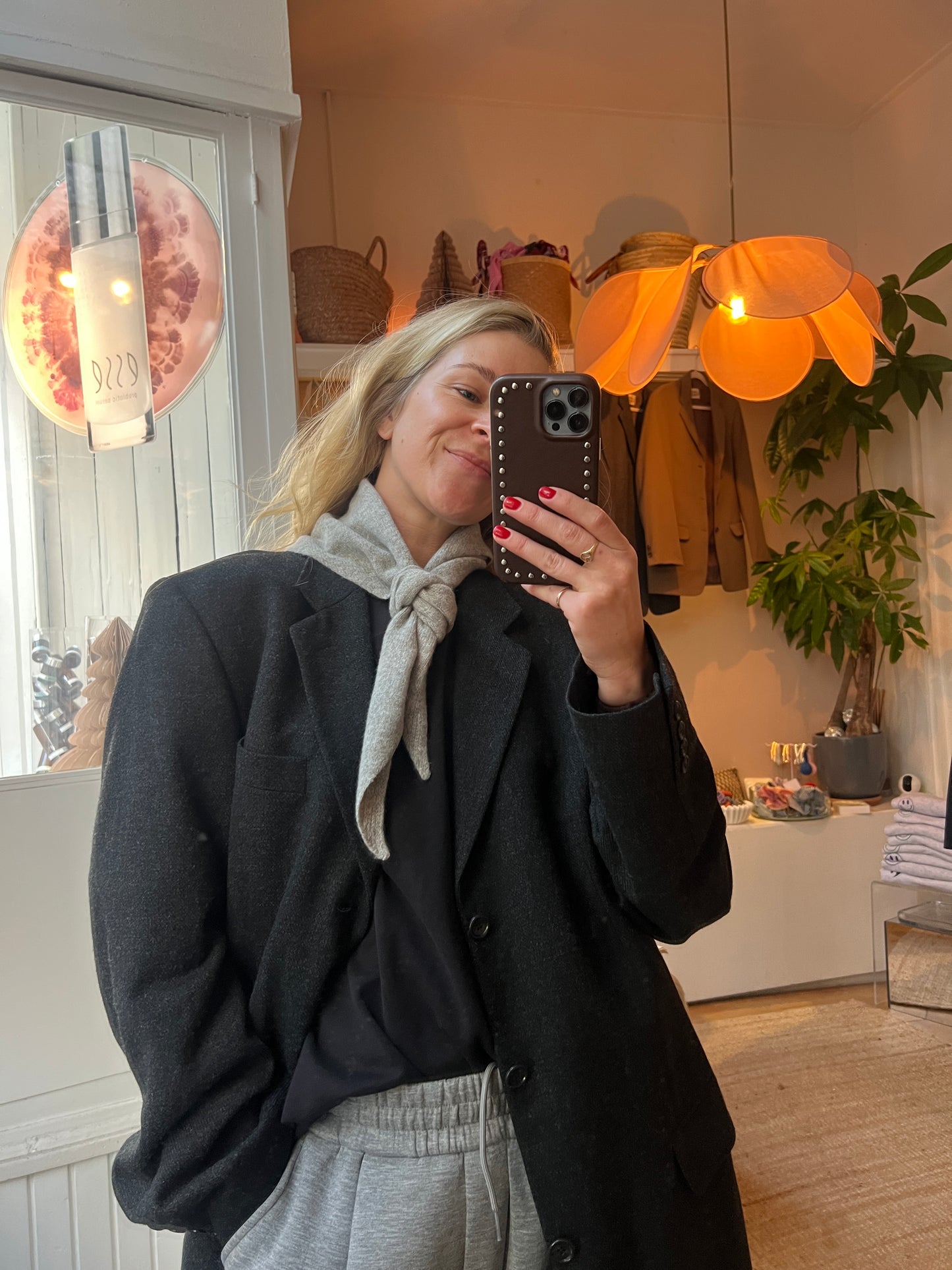 100% wollen mini scarf