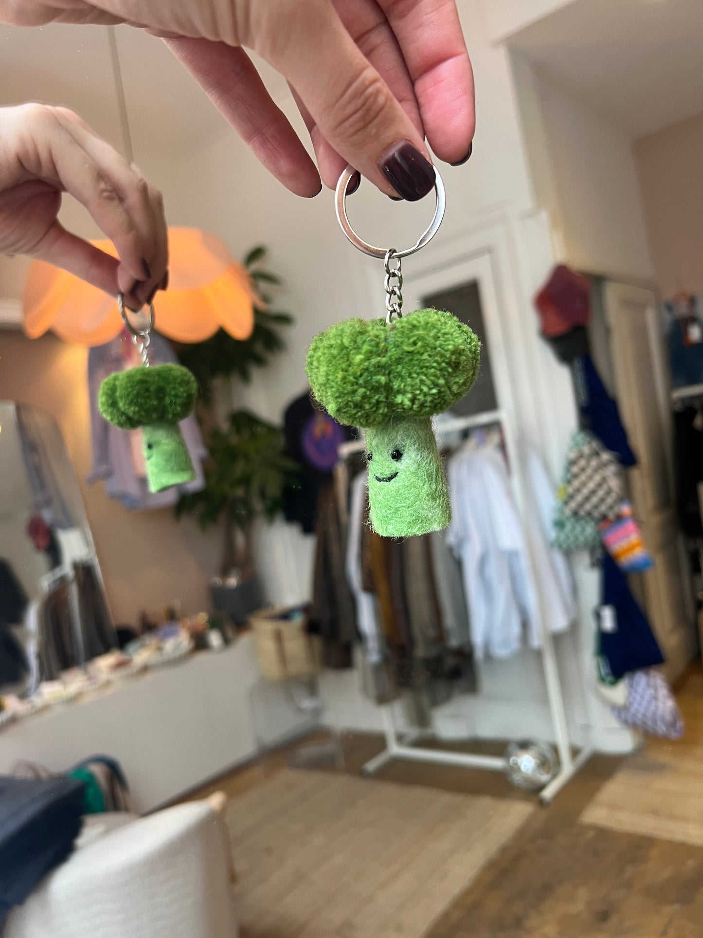 Wollen keychains