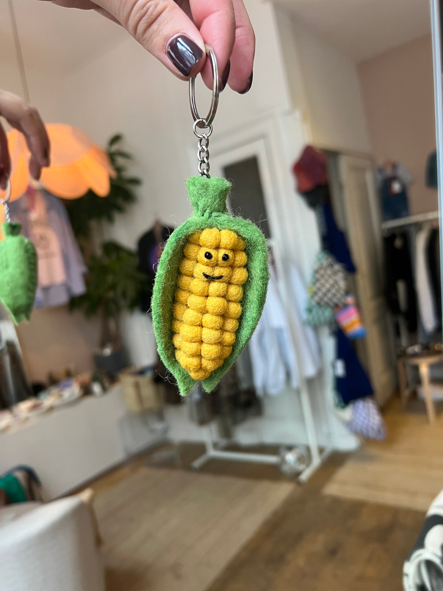 Wollen keychains
