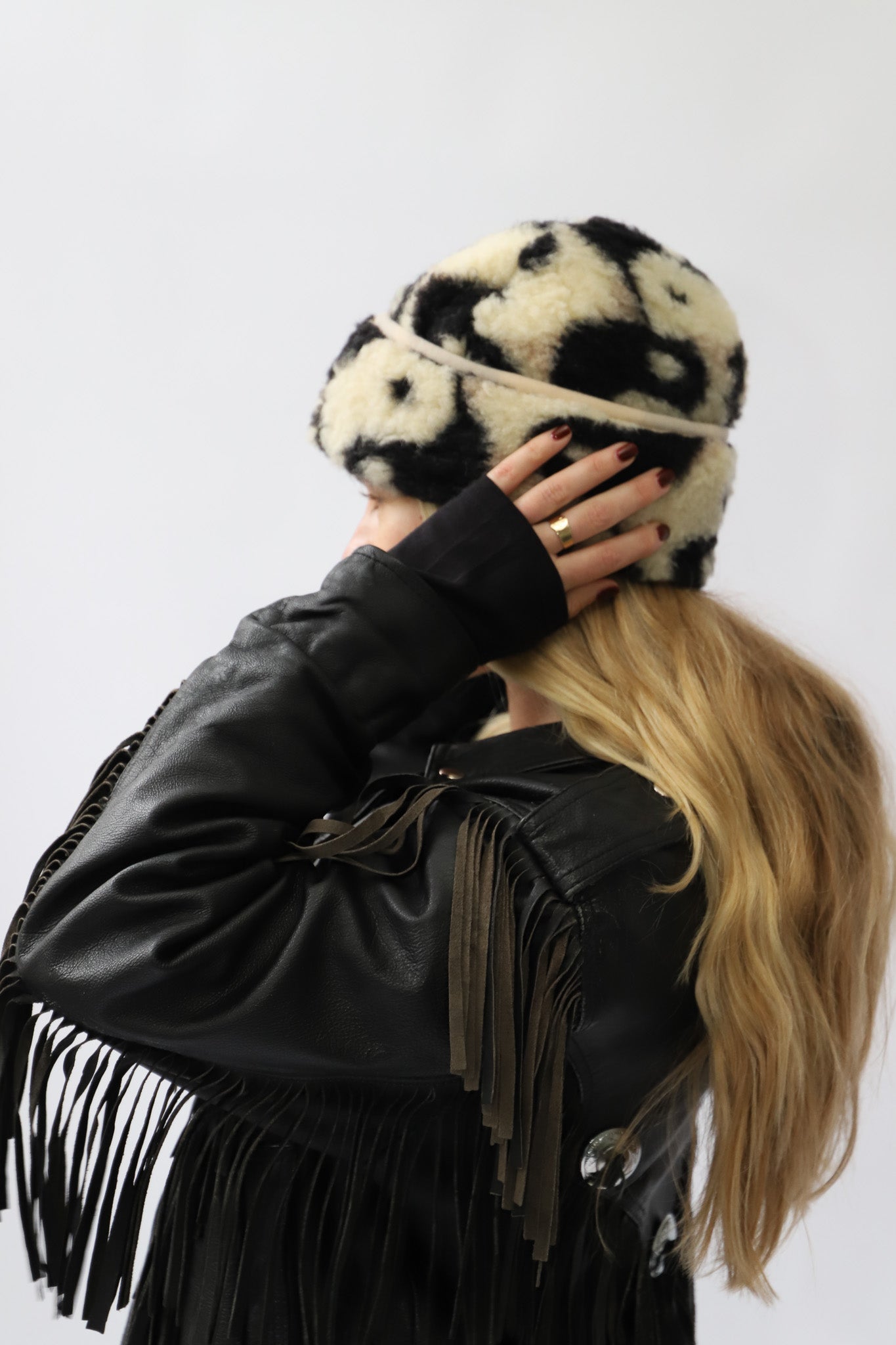 100% wollen Yin Yang muts