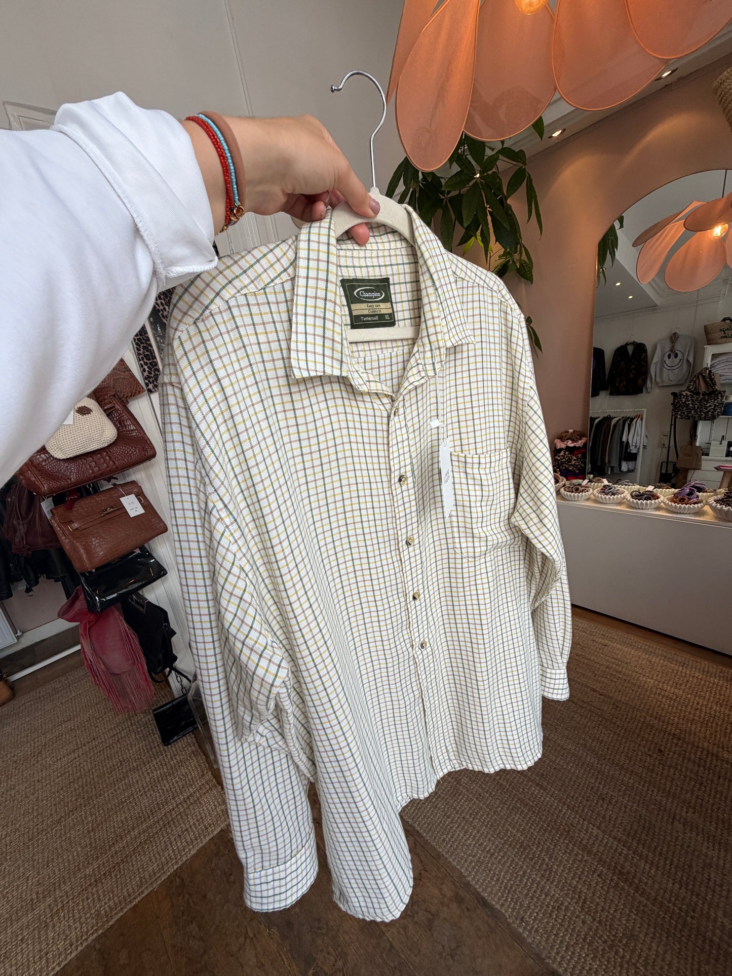 Vintage oversized dad blouse ruit