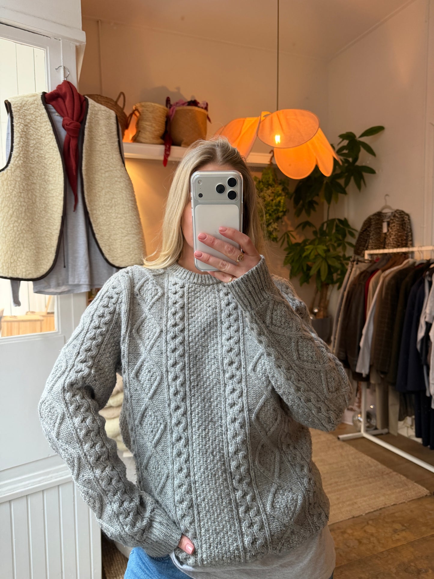 Levi’s wollen kabeltrui