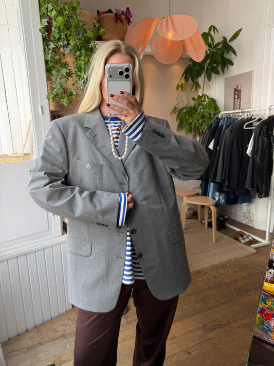 Vintage oversized grey blazer ◡̈