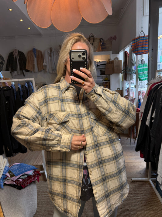Oversized checked blouse/overhemd/jas