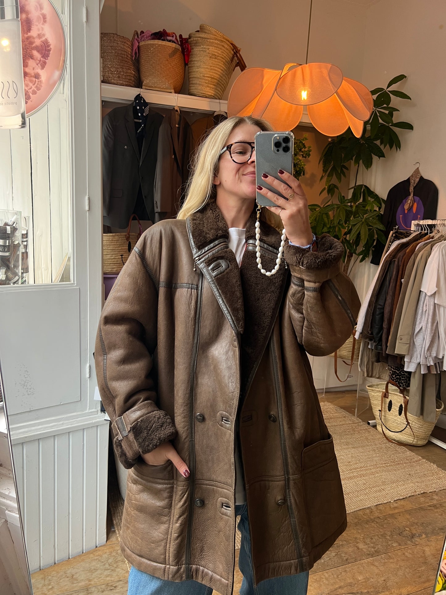 Lammy coat shearling
