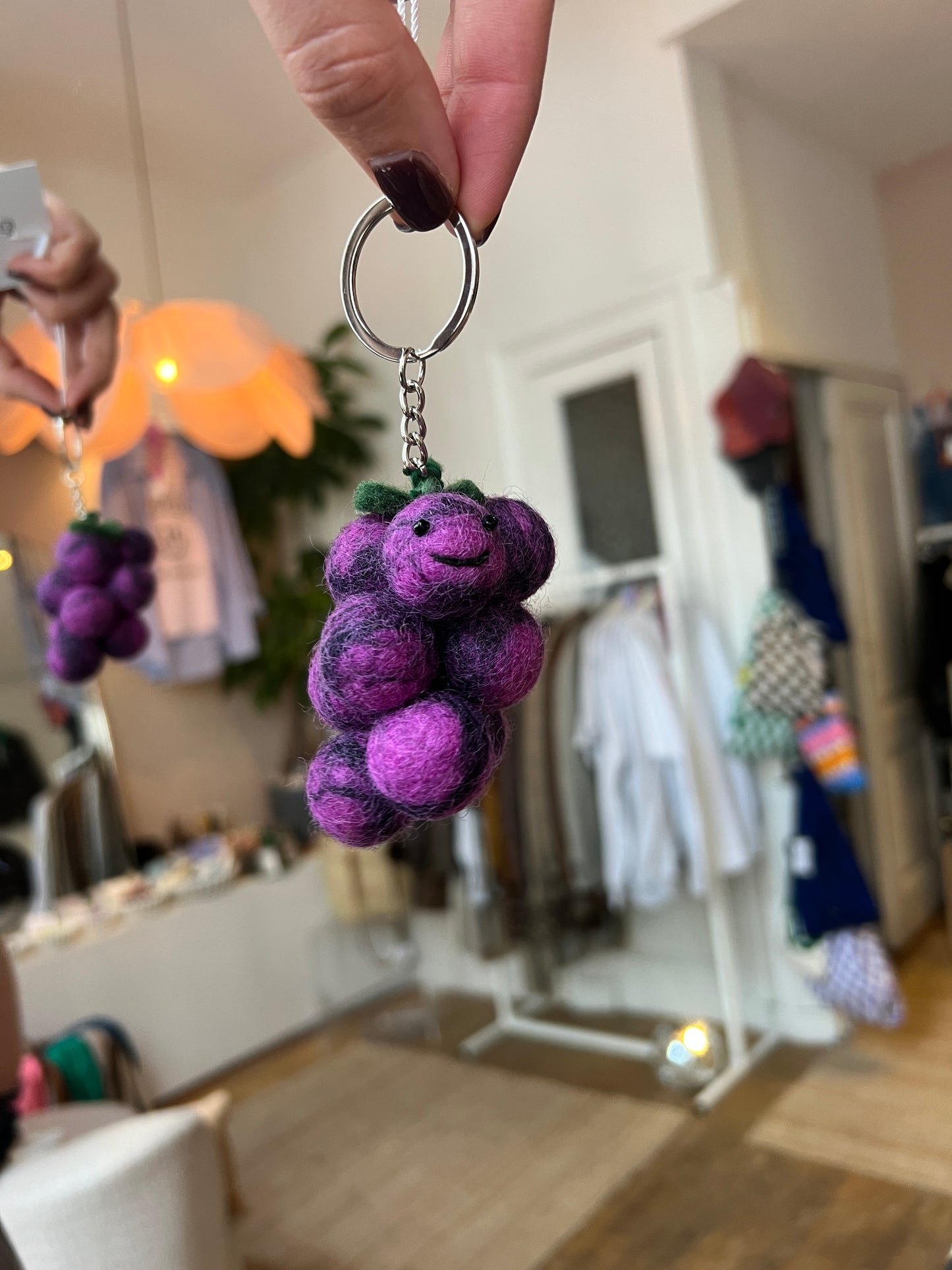 Wollen keychains