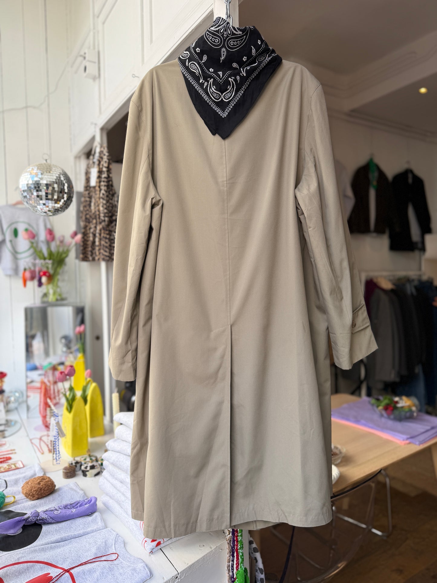 Vintage beige trenchcoat