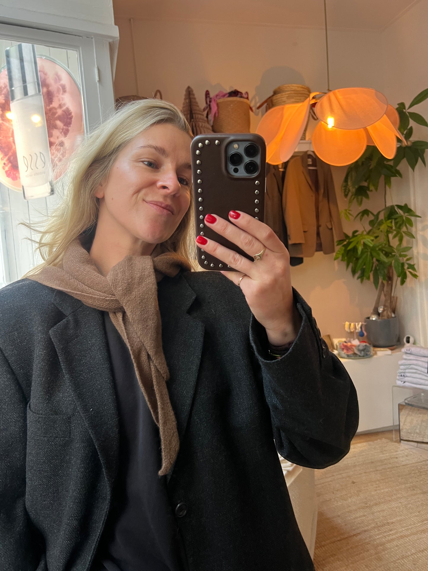 100% wollen mini scarf