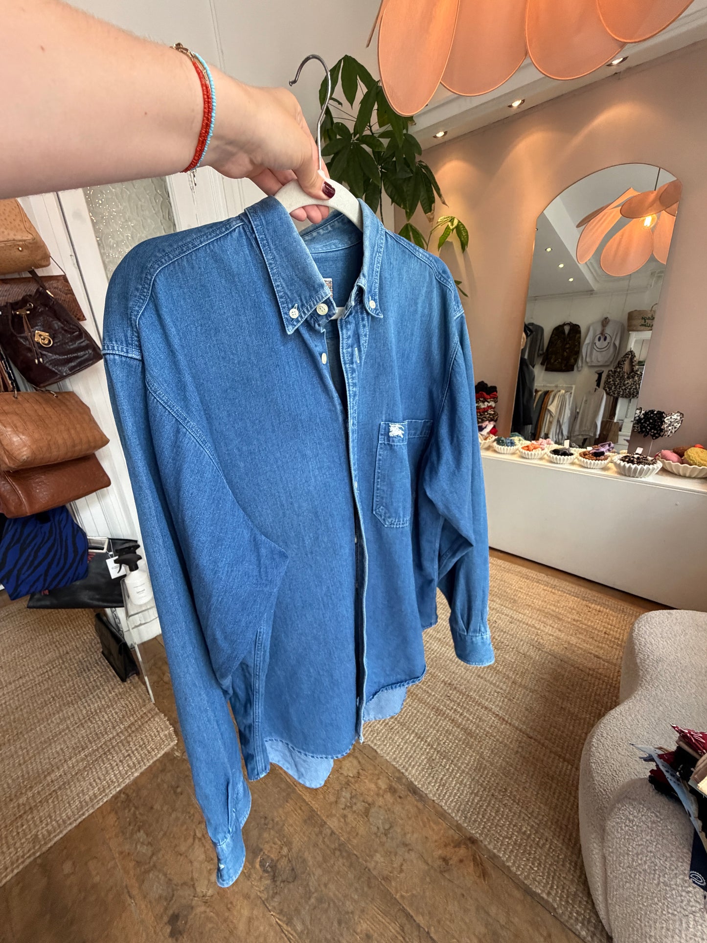 Burberry denim blouse