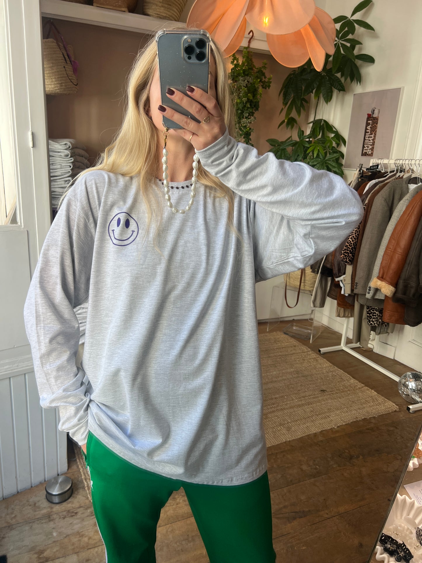 Vintage Kirsten smiley longsleeve