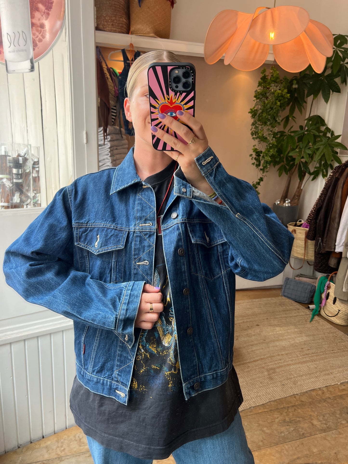 Vintage denim spijkerjack