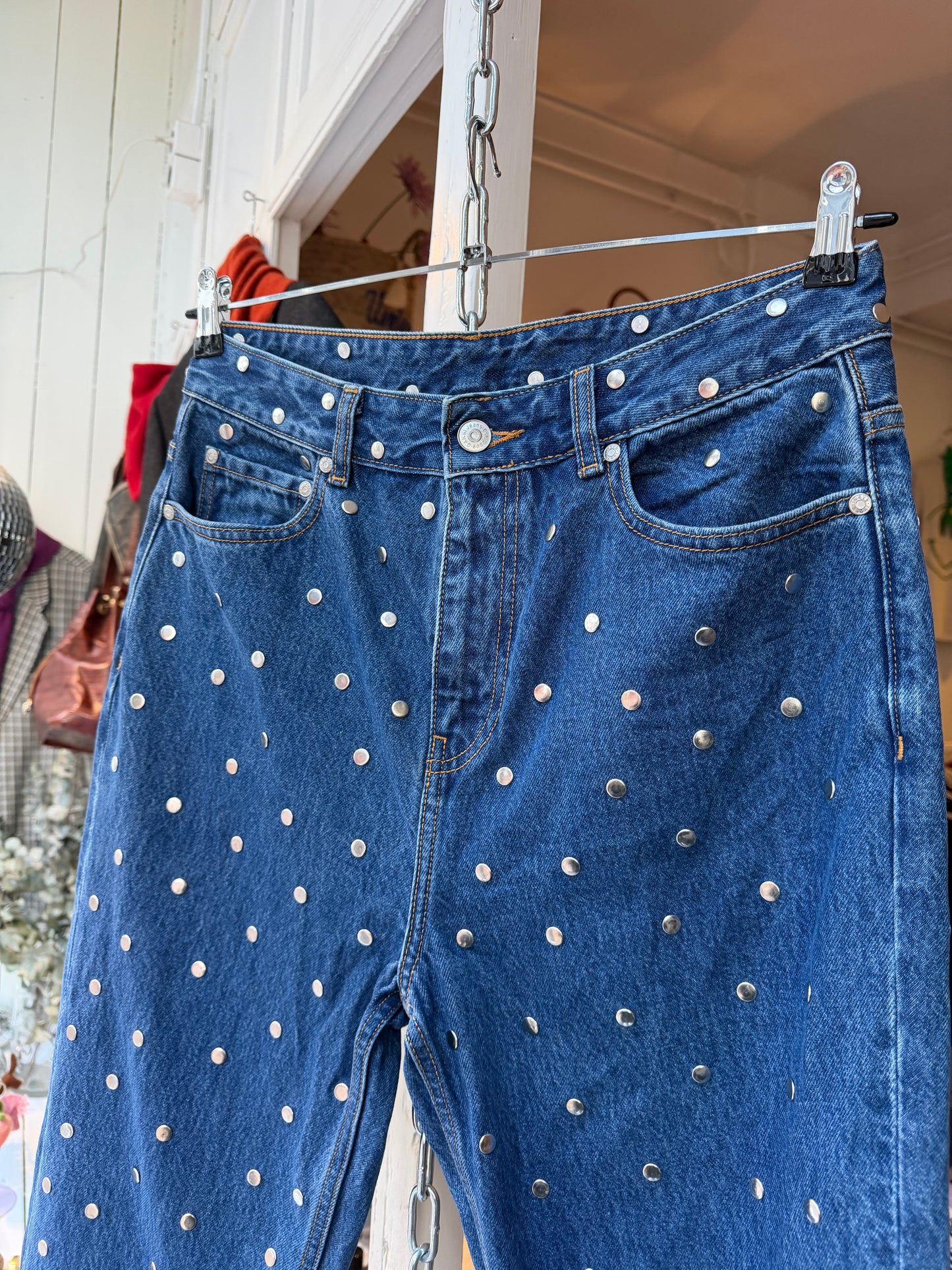 Ganni studs jeans