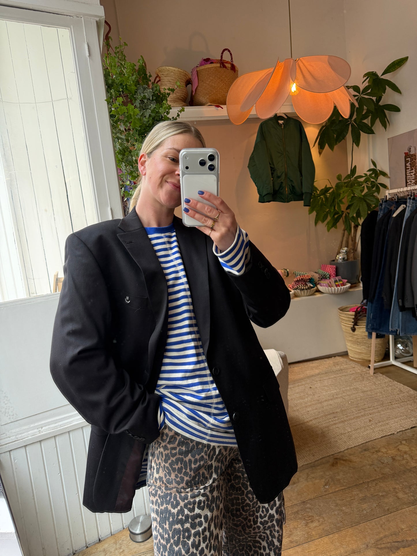 Vintage oversized blazer brown ◡̈