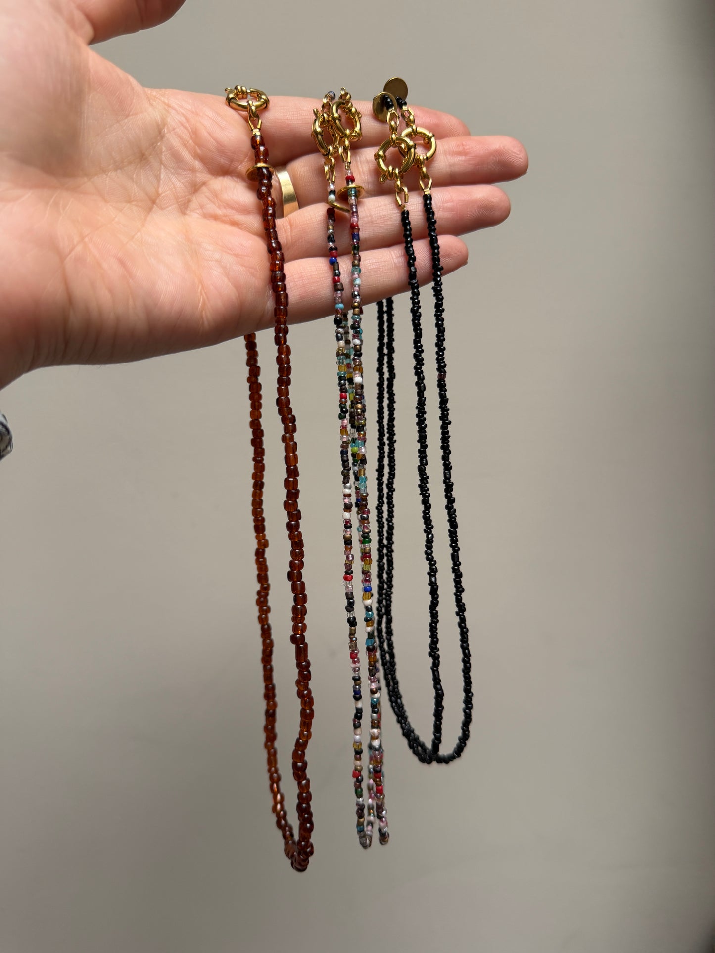 Confetti vintage ketting