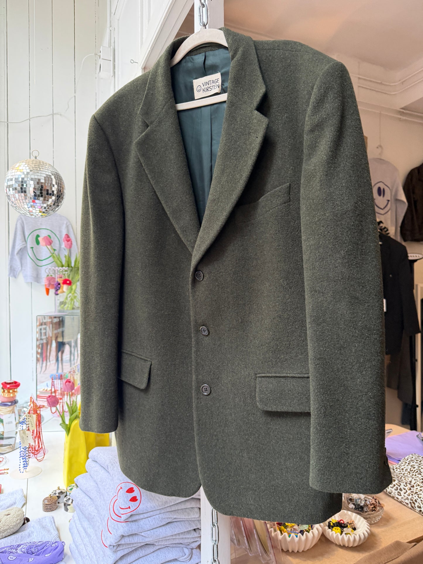 Vintage oversized wol/cashmere blazer