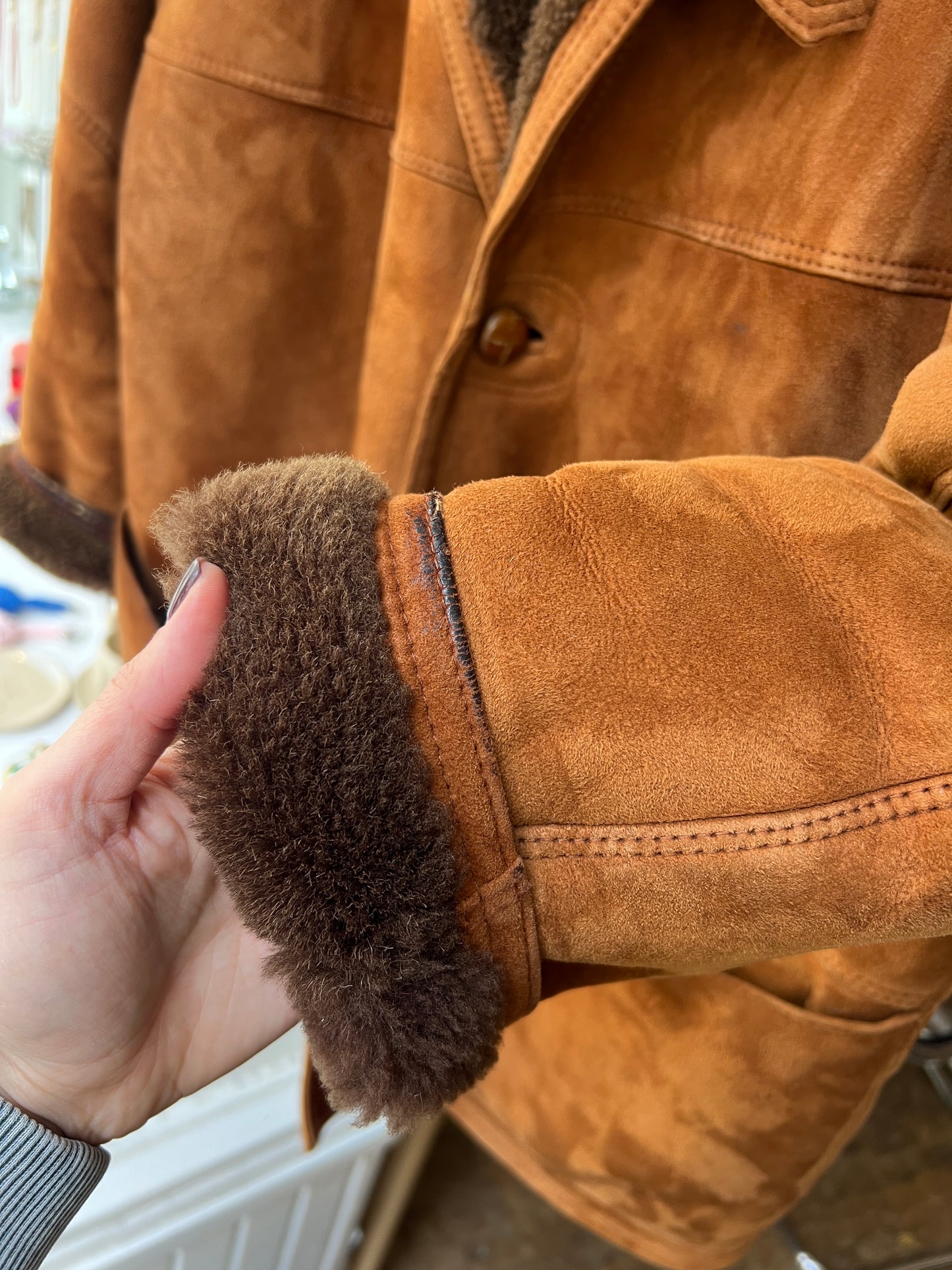 Vintage shearling lammy coat