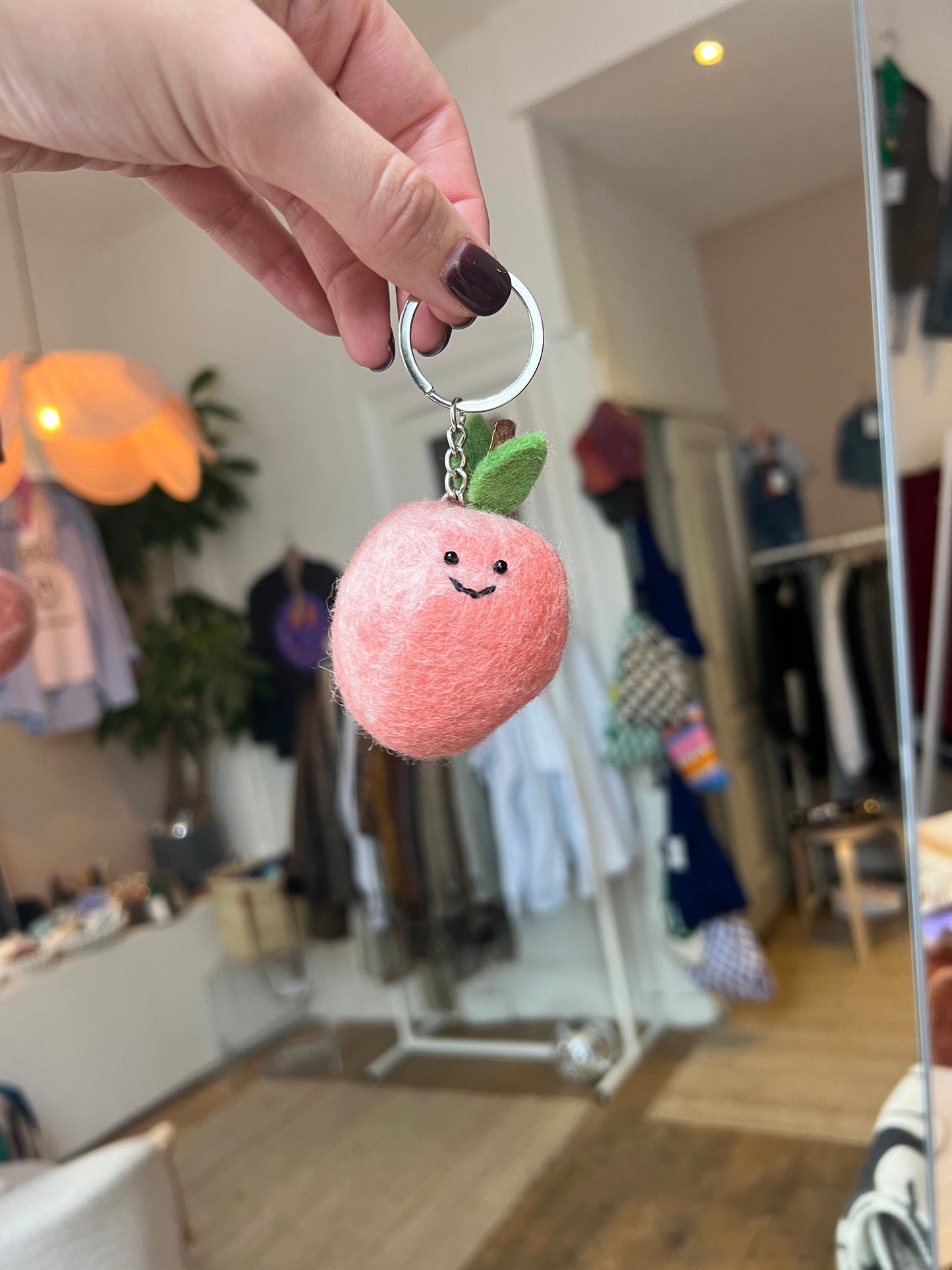 Wollen keychains