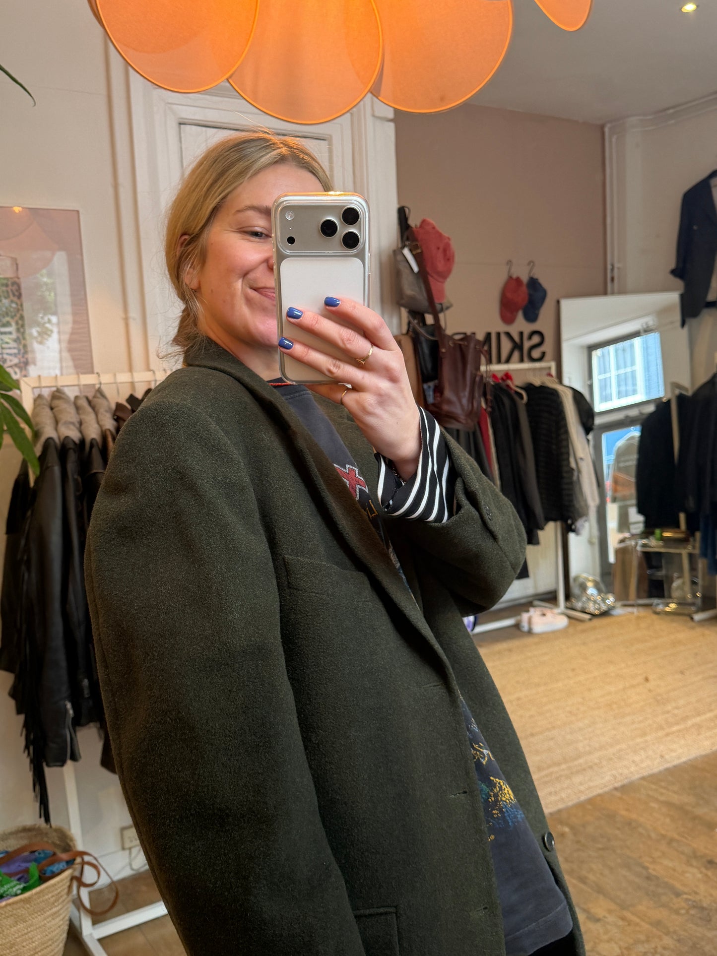 Vintage oversized wol/cashmere blazer