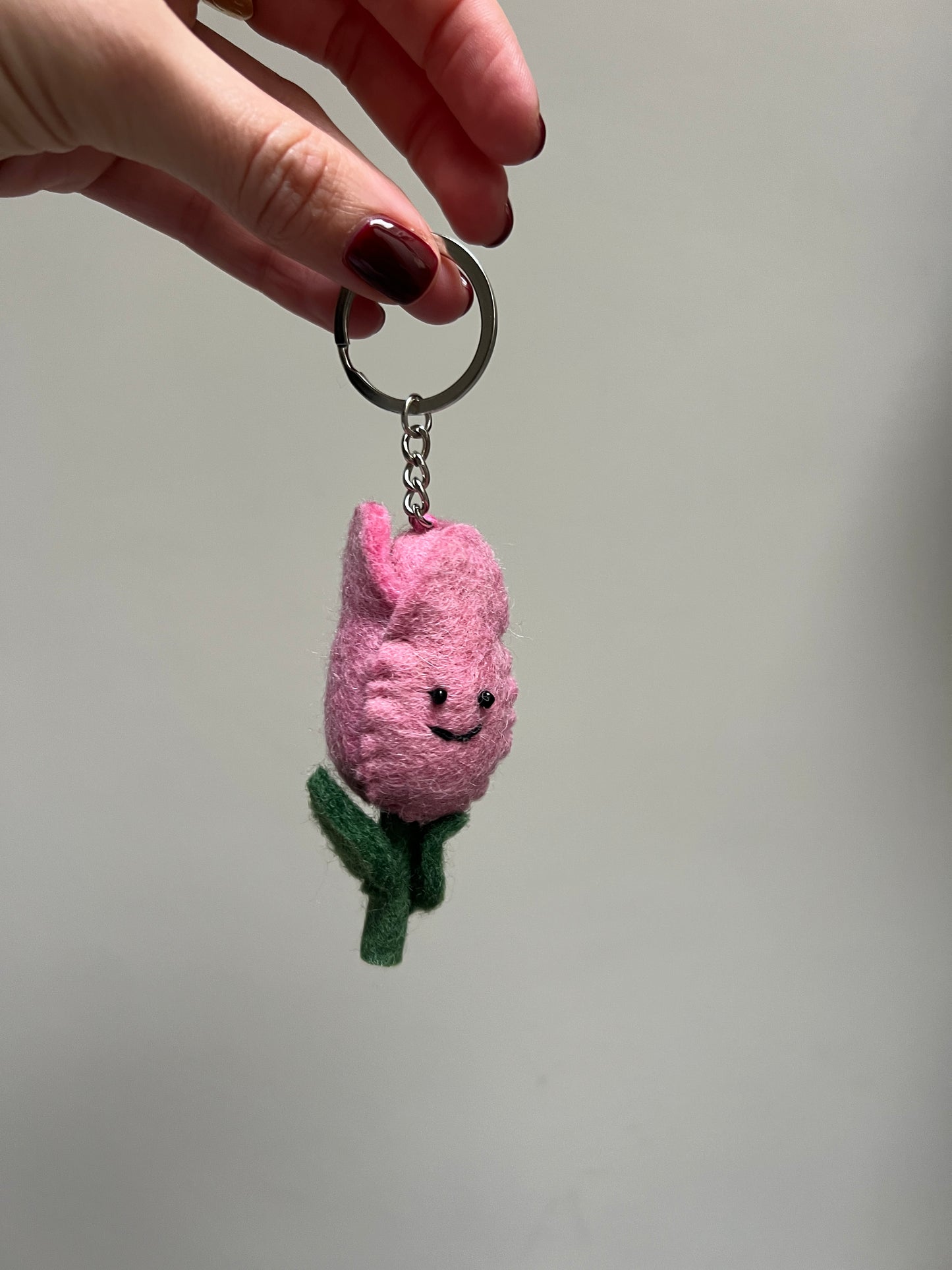Wollen keychains