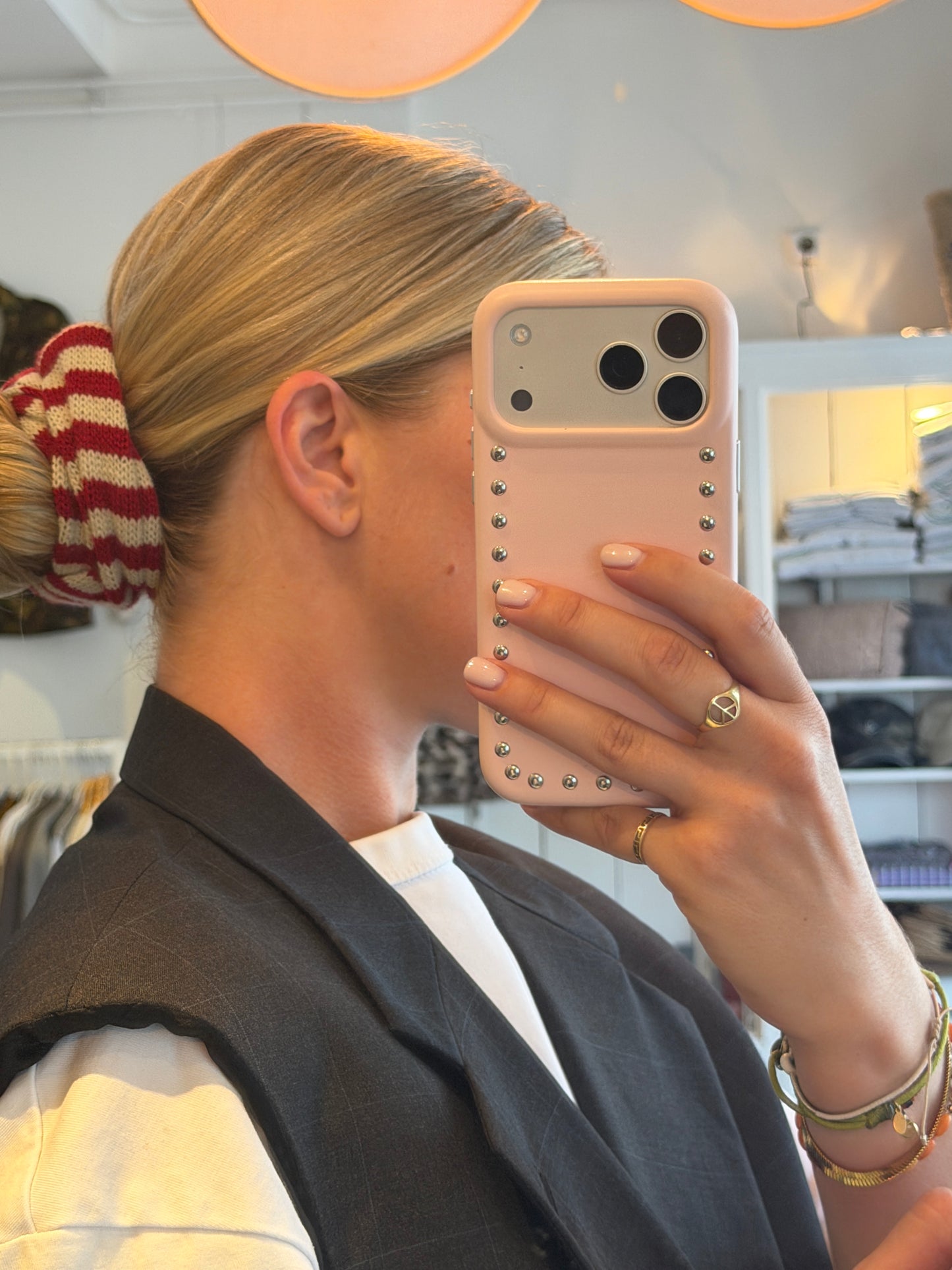 Big scrunchie gebreid
