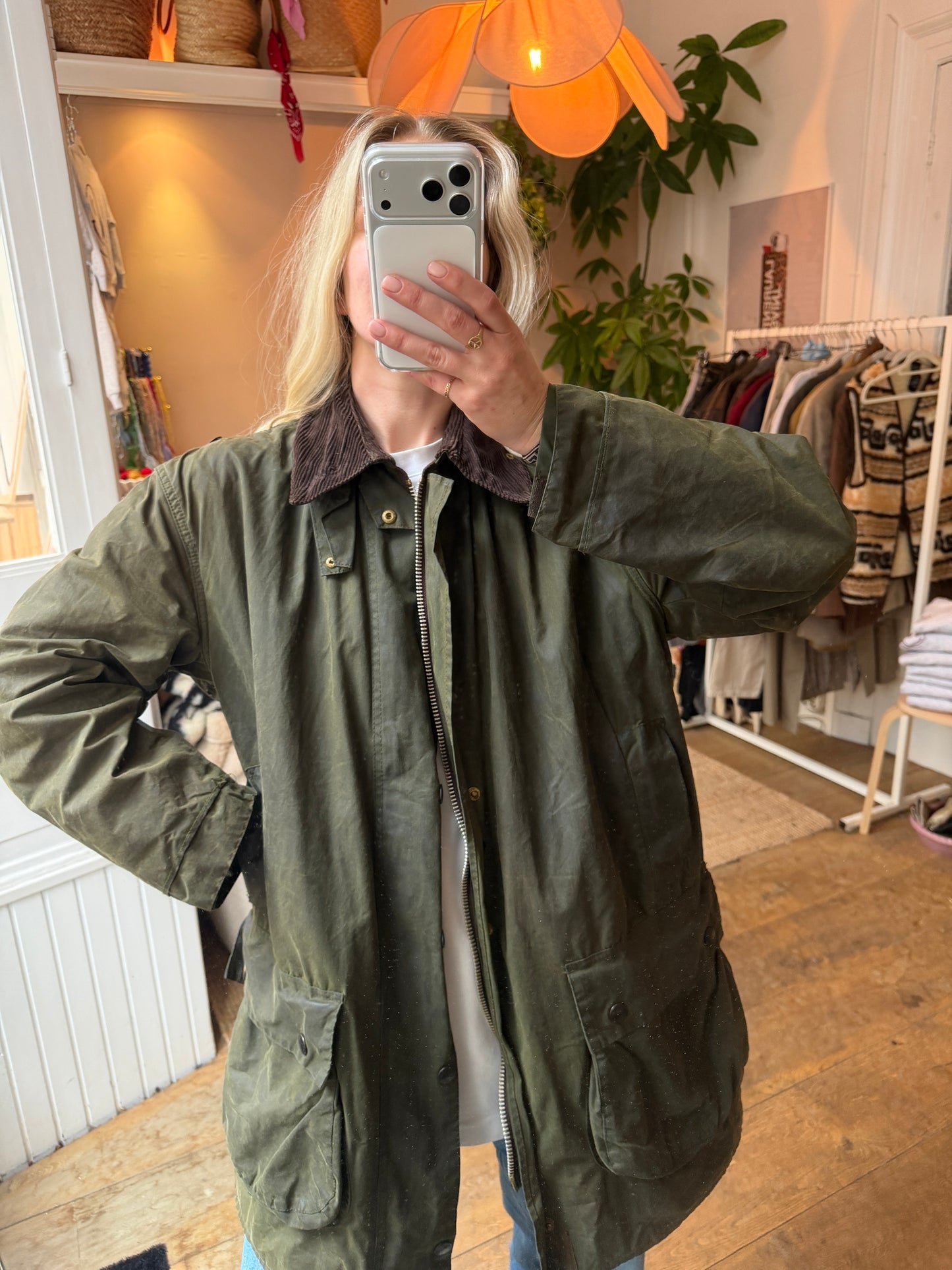 Barbour wax jas