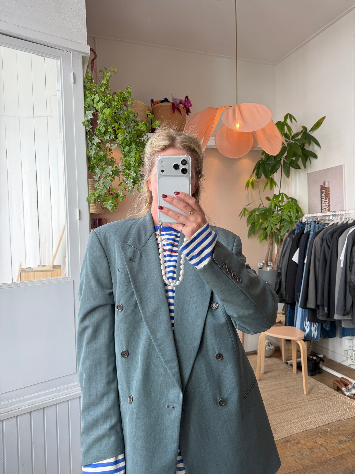 Vintage oversized double breasted blazer Hugo Boss