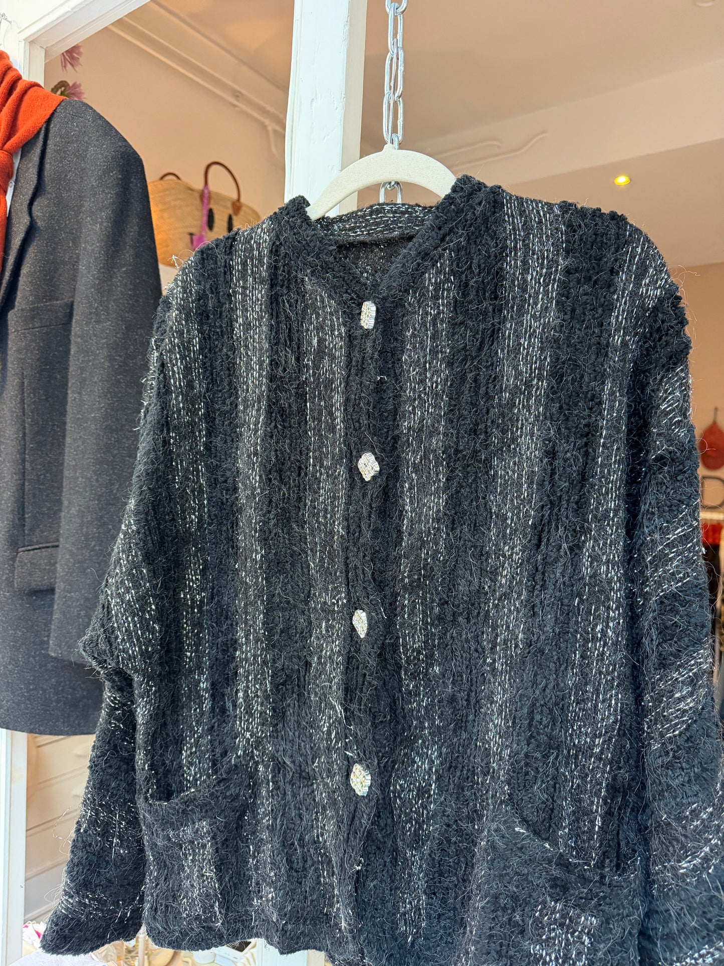 Glitter knoopvestje