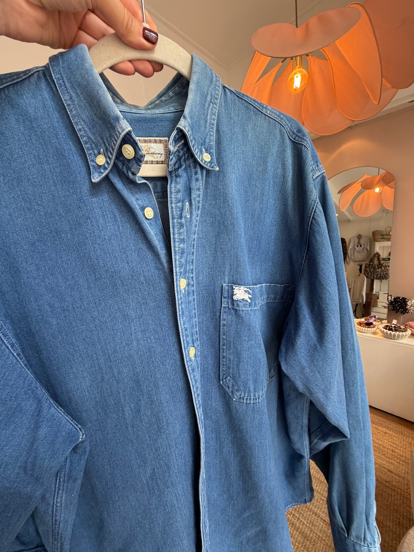Burberry denim blouse