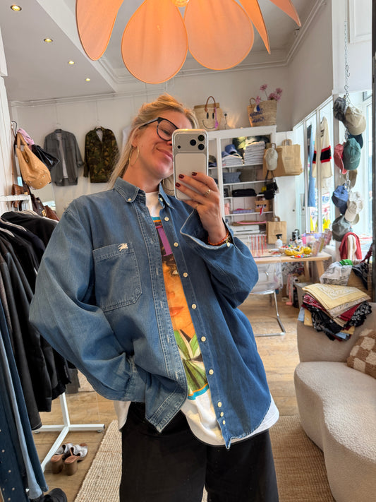 Burberry denim blouse