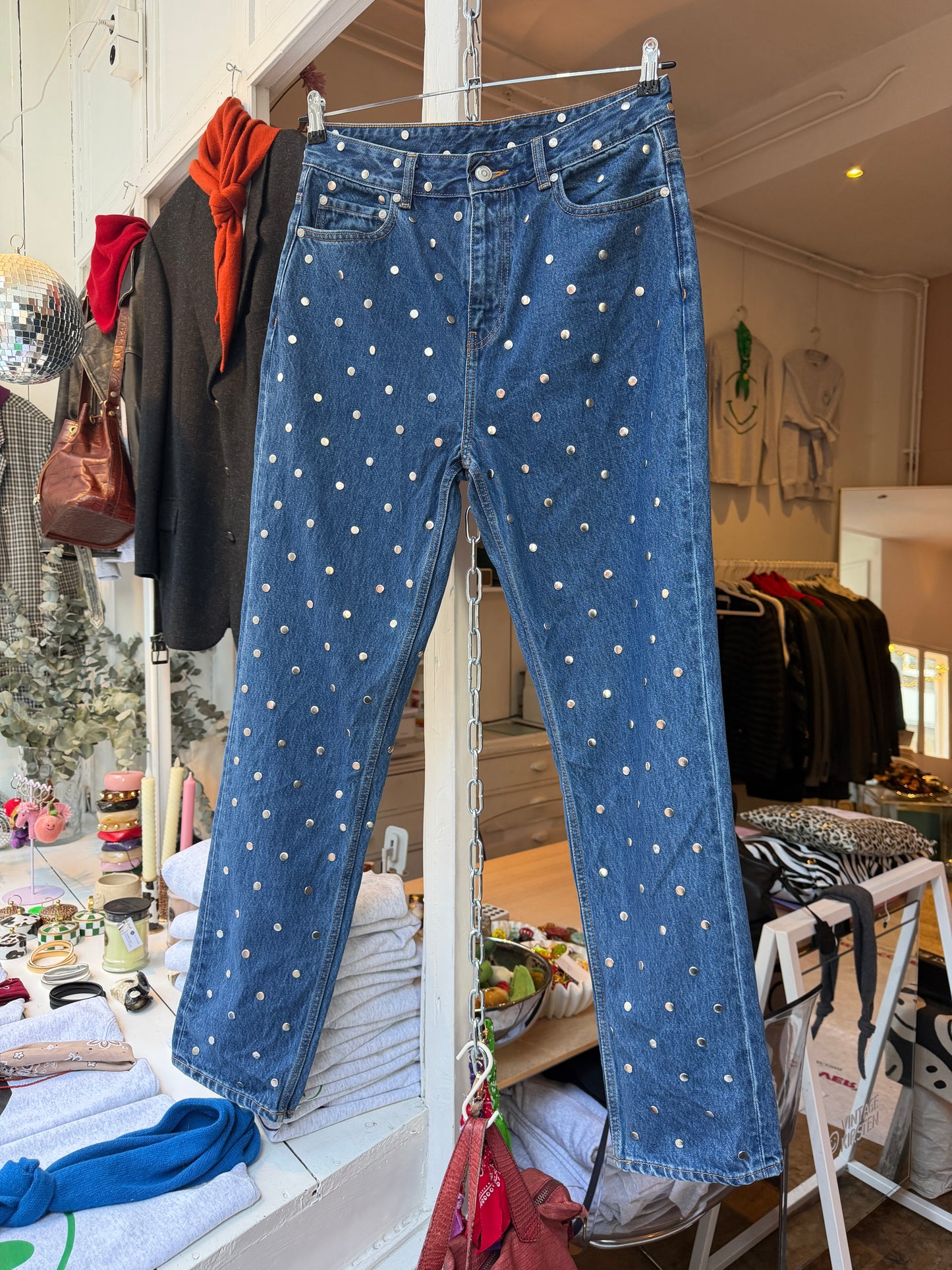Ganni studs jeans