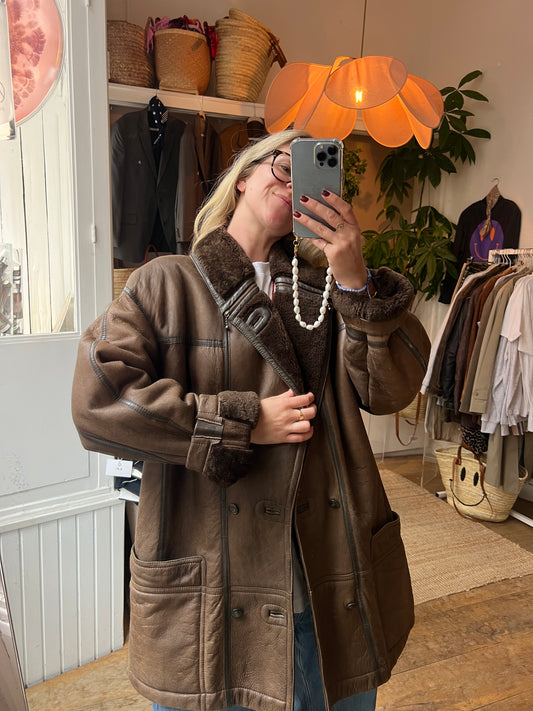 Lammy coat shearling