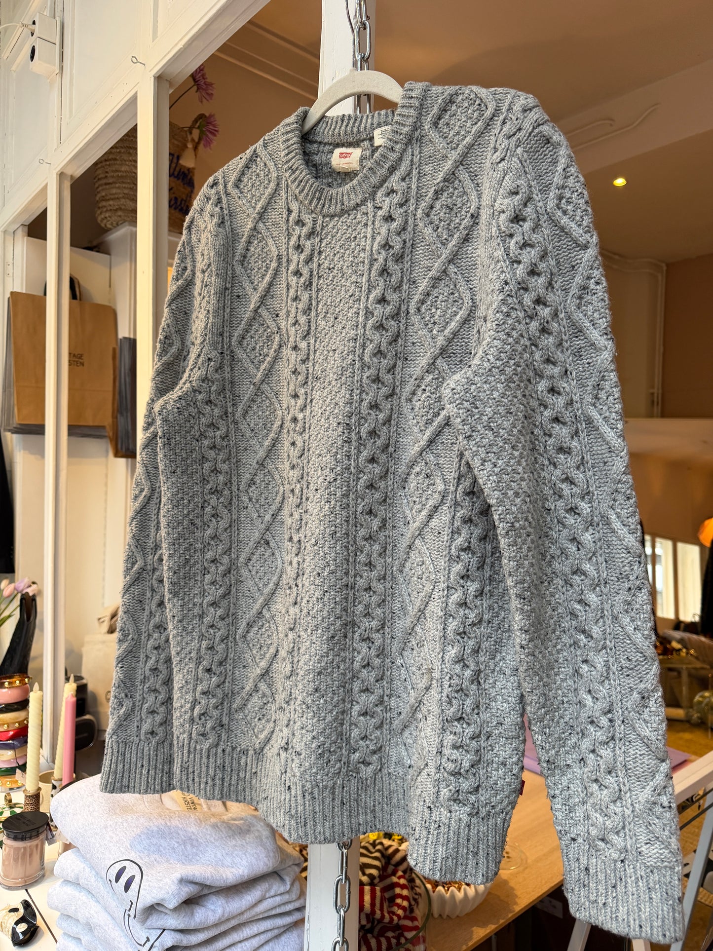 Levi’s wollen kabeltrui