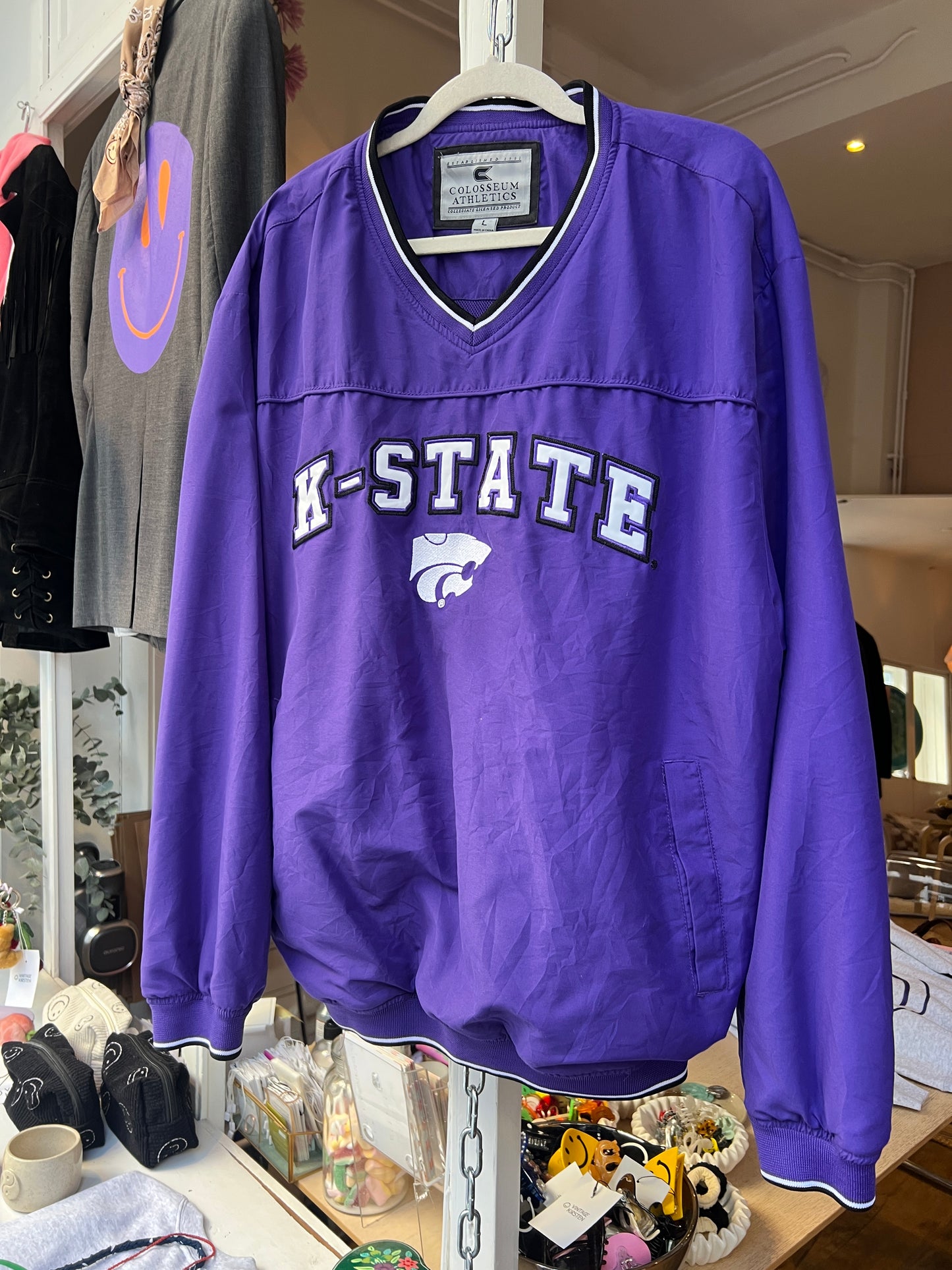 Vintage windbreaker paars