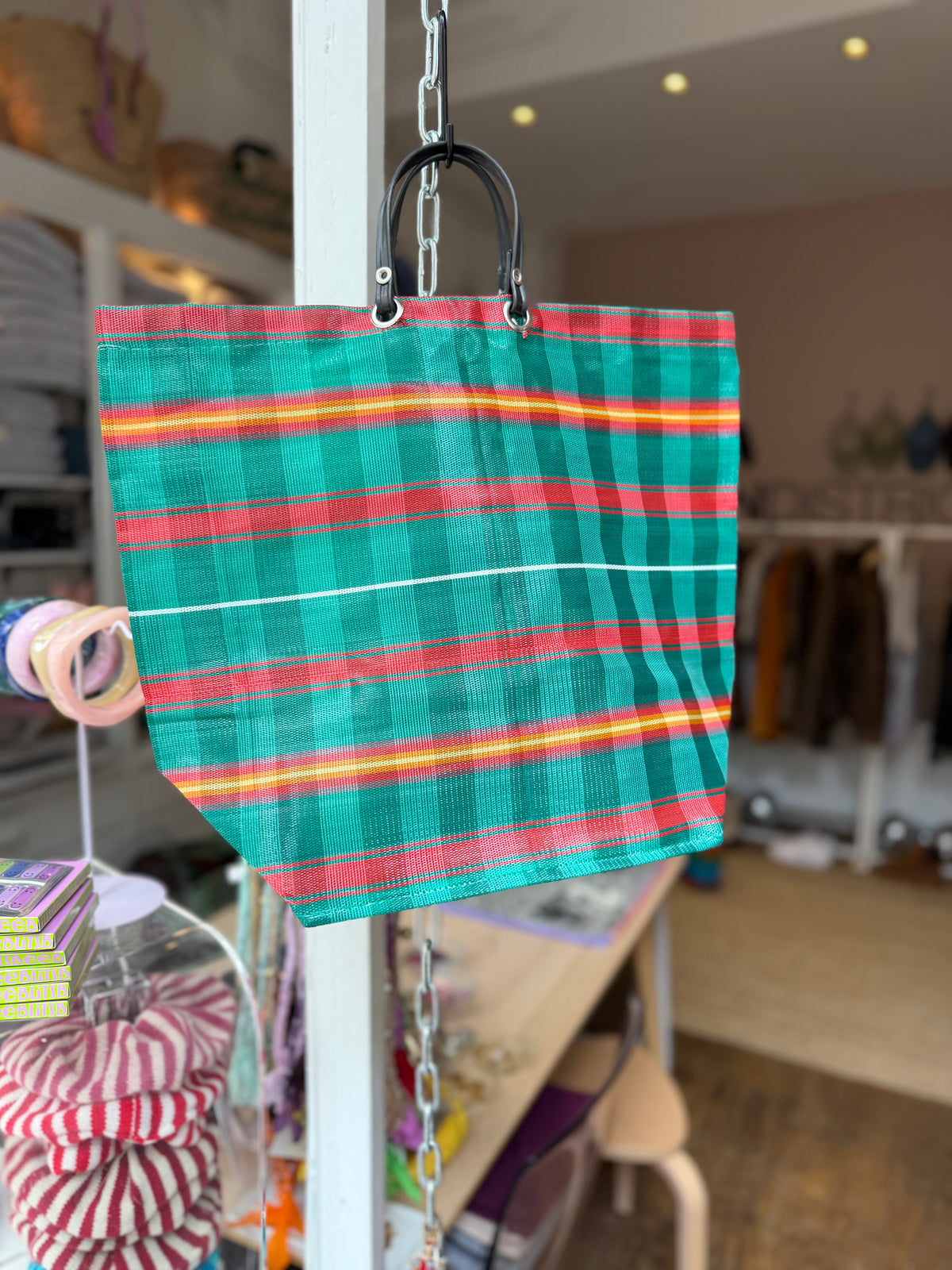 Retro vintage boodschappentas