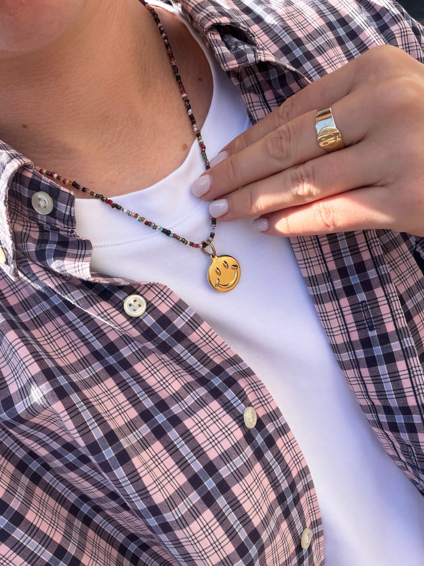 Confetti vintage ketting