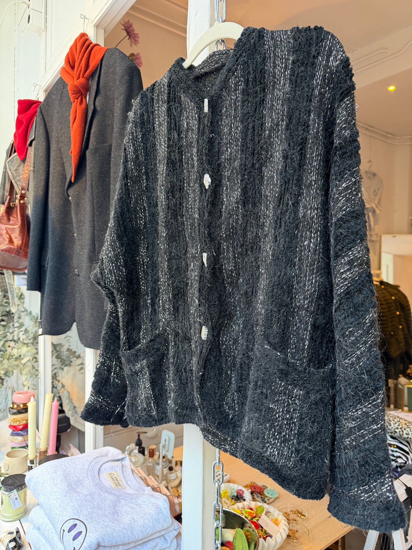 Glitter knoopvestje