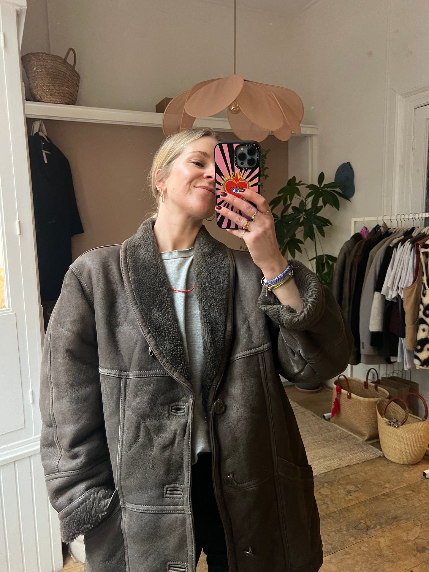 Vintage lammy coat shearling